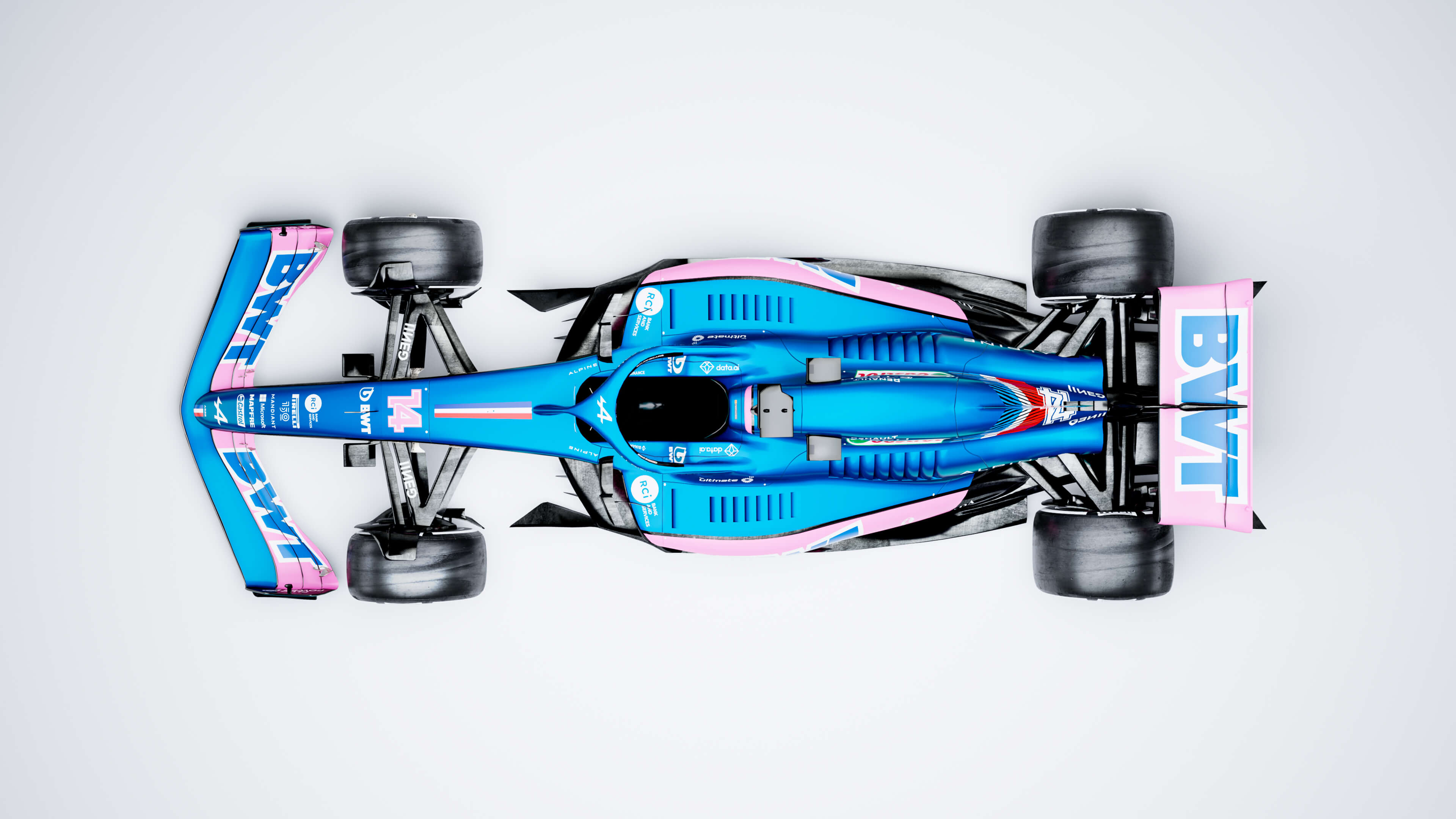 2022 - BWT Alpine F1 Team - Launch A522 - Blue single seater (7)